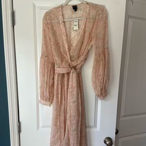 Express NWT Floral Tie Waist Cover-Up - M/L